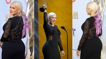 Christina Aguilera exibe suas curvas em premiação - Divulgação / TV Globo