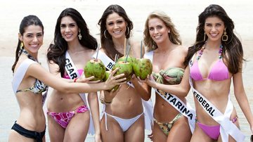 Candidatas a Miss Brasil passeiam no Ceará - Carol Gherardi/Band
