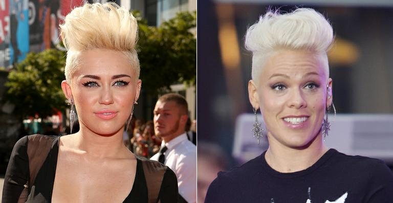 Miley Cyrus ou Pink? - Getty Images