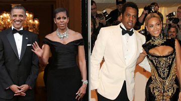 Barack Obama e Michelle; Jay-z e Beyoncé - Getty Images