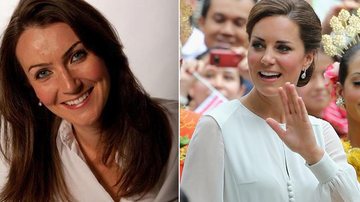 Heidi Agan, sósia de Kate Middleton, e a Duquesa de Cambridge - Reprodução Facebook/ Getty Images