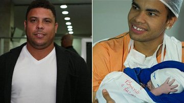 Ronaldo Nazário / Dentinho e Bruno Lucas - Reprodução/Carlos Prates/Twitter