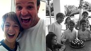 Rubens Barrichello no aniversário do filho Eduardo - Reprodução / Twitter