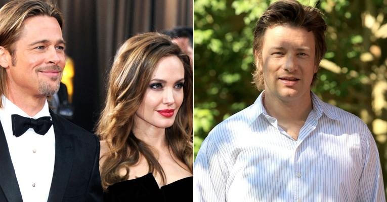 Jamie Oliver cozinhará a ceia natalina de Brad Pitt e Angelina Jolie - Getty Images