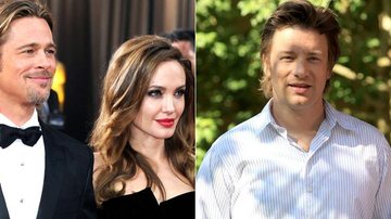 Jamie Oliver cozinhará a ceia natalina de Brad Pitt e Angelina Jolie - Getty Images