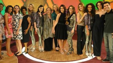 Elenco feminino de 'Cheias de Charme' grava participação no 'Encontro com Fátima Bernardes' - Divulgação/ Rede Globo