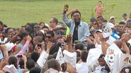 Pelé visita Três Corações, cidade onde nasceu em Minas Gerais, e causa alvoroço com o povo local - TV Globo / Divulgação