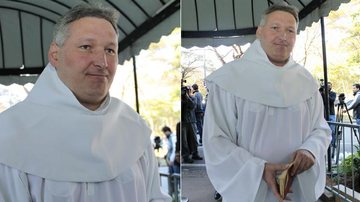 Padre Marcelo Rossi no velório de Hebe Camargo - Thiago Duran / AgNews