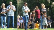 Heidi Klum leva o namorado, Martin Kristen, para acompanhar jogo de futebol de um de seus filhos, em Los Angeles - The Grosby Group