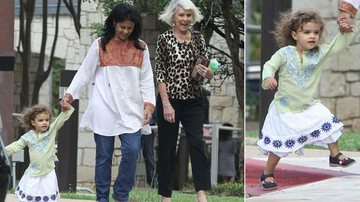 Vida McConaughey, filha da modelo Camila Alves e do ator Matthew McConaughey, vai á igreja com as avós - The Grosby Group