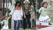 Vida McConaughey, filha da modelo Camila Alves e do ator Matthew McConaughey, vai á igreja com as avós - The Grosby Group