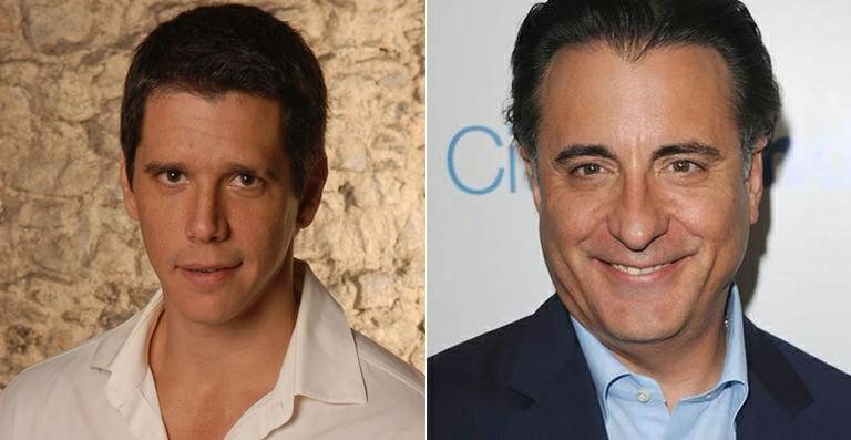 Marcio Garcia e Andy Garcia - TV Globo; Getty Images