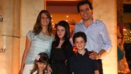 Celso Portiolli com a esposa Suzana e os filhos Laura, Pedro Henrique e Luana - Manuela Scarpa / Foto Rio News