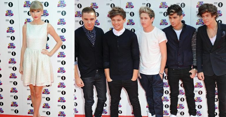Taylor Swift e One Direction - Getty Images