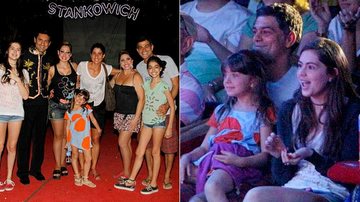 Sem o pequeno Rodrigo, Eduardo Moscovis leva suas meninas ao circo - Delson Silva / Agnews