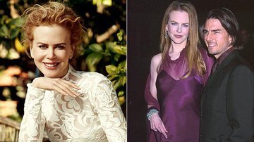 Nicole Kidman atualmente e em 1998, ao lado do ex-marido Tom Cruise - Getty Images