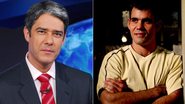 William Bonner e Juliano Cazarré - TV Globo/Divulgação