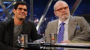 Juliano Cazarré e Jô Soares - TV GLOBO / Ricardo Martins