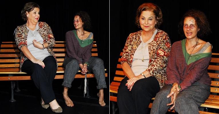 Cláudia Mello e Denise Fraga em 'Chorinho' - Celso Akin / Foto Rio News