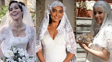 Fernanda Pontes, Juliana Paes e Leona Cavalli: noivas em 'Gabriela' - TV Globo/Divulgação