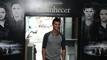 Taylor Lautner divulga ‘A Saga Crepúsculo: Amanhecer – Parte 2’ no Rio de Janeiro - Roberto Filho/AgNews