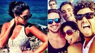 Giovanna Lancellotti e Caio Castro se divertem no Caribe - Reprodução / Twitter