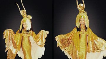 Heidi Klum, vestida de Cleópatra - Getty Images