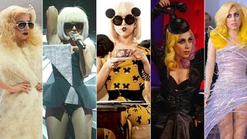Os looks mais marcantes de Lady Gaga - Fotomontagem