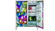Geladeira com freezer decorada por Karim Rashid ALPES [alpesinox.com] - Divulgação