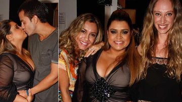 Preta Gil é mimada por amigos em camarim em São Paulo - Thais Aline e Danilo Carvalho / Agnews