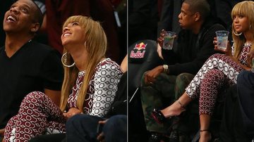 Beyoncé assiste a jogo de basquete com Jay-Z - Getty Images