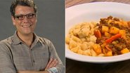 Marcello Airoldi e seu gulash de carne moída - Divulgação/ Rede Globo e Reprodução