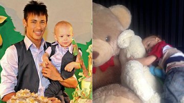 Neymar mostra foto do filho, Davi Lucca - Reprodução / Instagram
