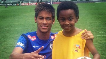 Neymar tieta o ator Jean Paulo Campos, o Cirilo de 'Carrossel' - Reprodução / Instagram