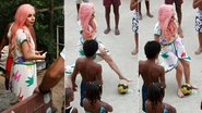 Lady Gaga visita comunidade no Rio de Janeiro - Foto Rio News