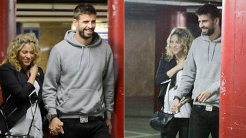 Sorridentes, Shakira e Gerard Piqué deixam sessão de cinema - Grosby Group
