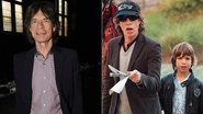 Mick Jagger com o filho Lucas - QUEEN INTERNATIONAL/Getty Images