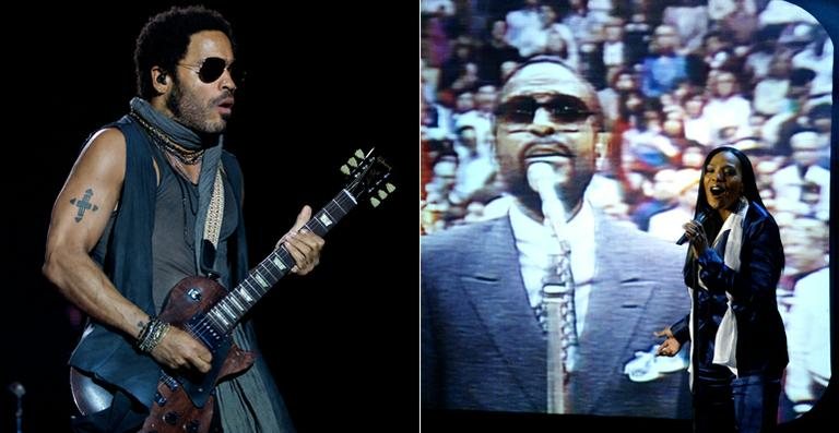 Lenny Kravitz e Marvin Gaye - Getty Images