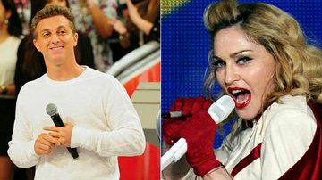 Luciano Huck e Madonna - Divulgação/ Getty Images
