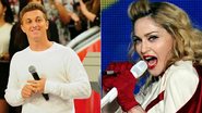 Luciano Huck e Madonna - Divulgação/ Getty Images