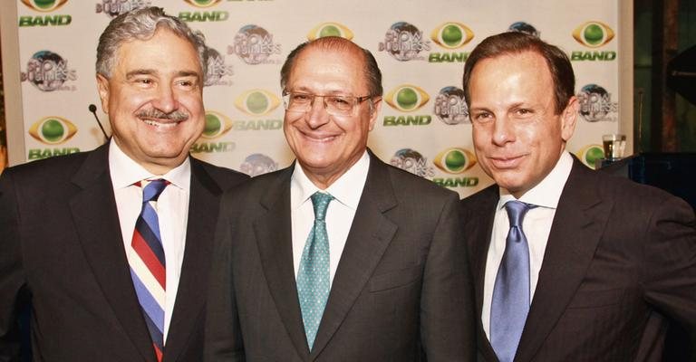 Johnny Saad e Alckmin e Doria - Cláudio Augusto/Foto Rio News