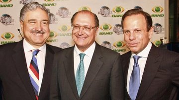 Johnny Saad e Alckmin e Doria - Cláudio Augusto/Foto Rio News