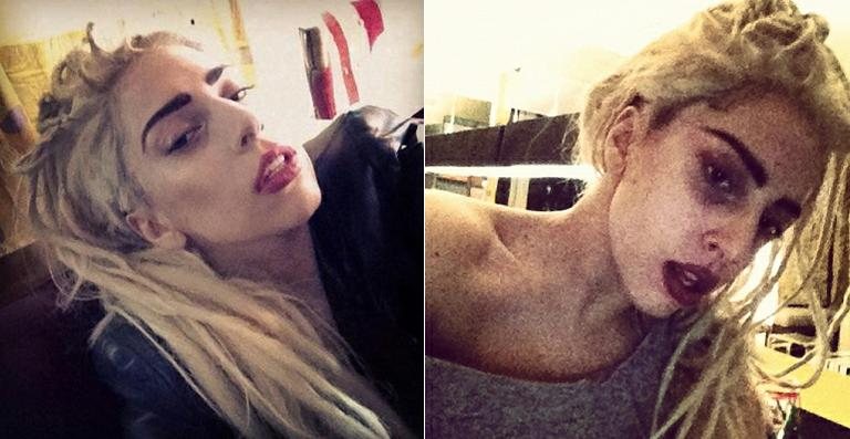 Lady Gaga com dreadlocks - Reprodução / Instagram