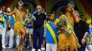 Juliana Alves se emociona em coroação na Unidos da Tijuca - André Muzel/Agnews