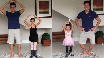 Rodrigo Faro com as filhas, Clara e Maria - Reprodução/ Instagram