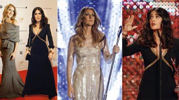 Céline Dion e Salma Hayek brilham no concorrido red carpet do Bambi Awards, na Alemanha. No palco, a cantora recebe láurea e entoa alguns de seus hits. A atriz agradece o prêmio. - Reuters