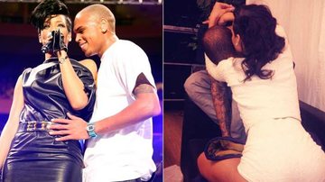 Rihanna e Chris Brown - Getty Images/ Reprodução