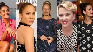Juliana Paes, Jennifer Lopez, Adriane Galisteu, Isis Valverde e Scarlett Johansson - Arquivo CARAS/ Getty Images