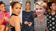 Juliana Paes, Jennifer Lopez, Adriane Galisteu, Isis Valverde e Scarlett Johansson - Arquivo CARAS/ Getty Images