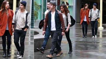 Joe Jonas e Blanda Eggenschwiler com o Nick e o casal Kevin e Danielle Deleasa - Grosby Group